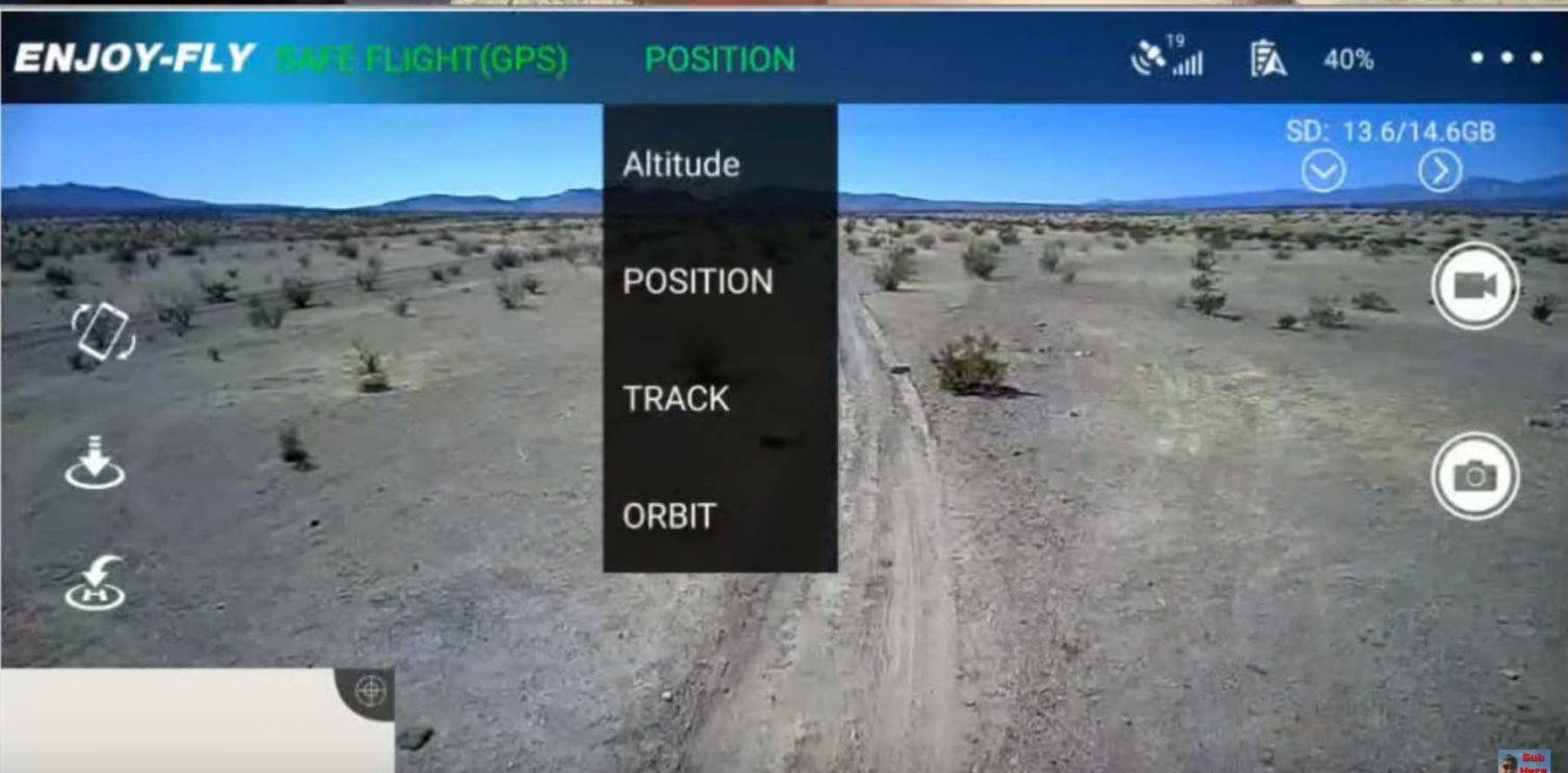 sistema de control del drone